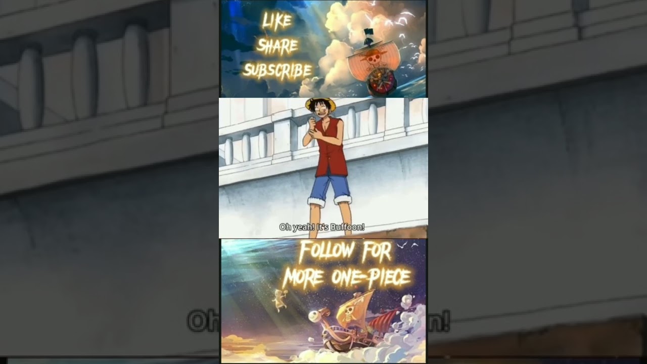 luffy pronouncing names onepiece luffy YouTube