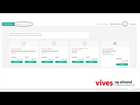 Instructievideo webshop afstandsonderwijs voor studenten
