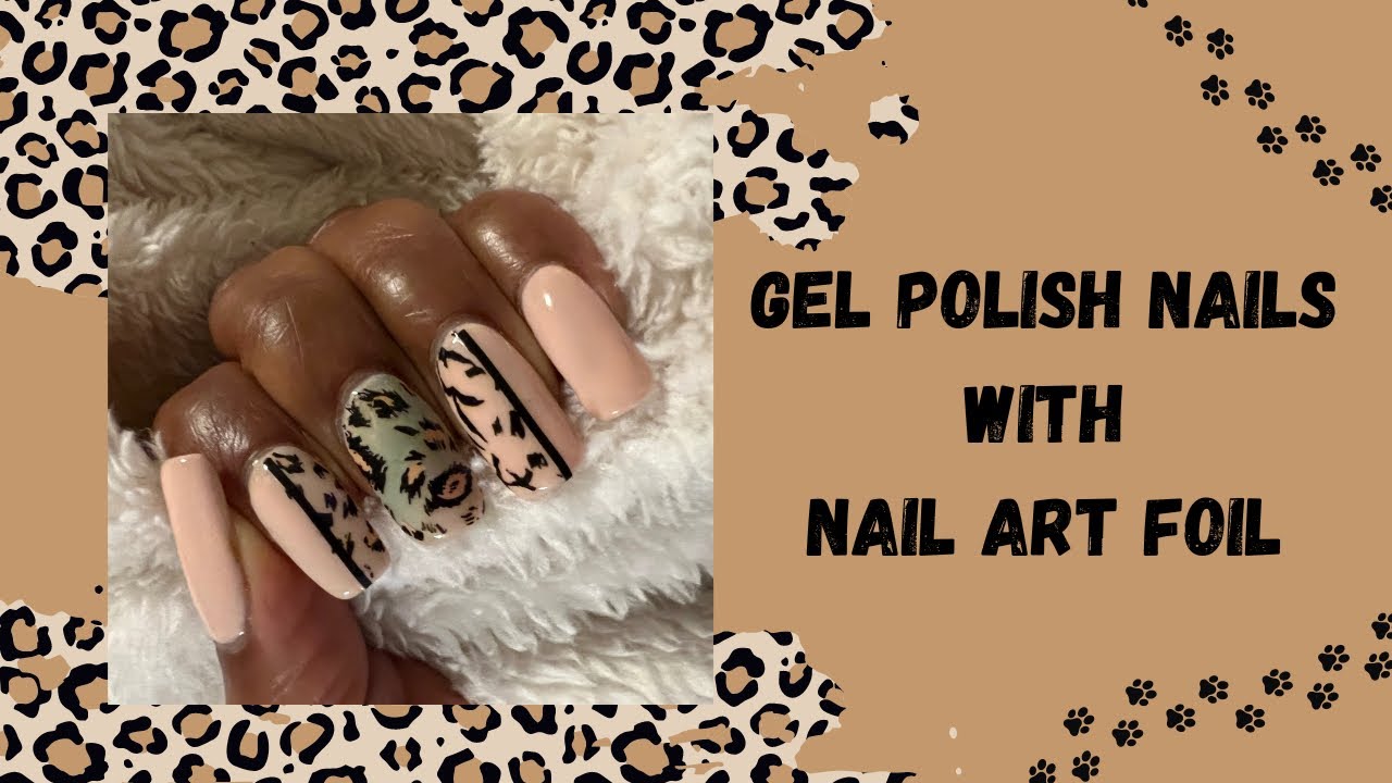 Gel Polish Nails using Nail Reserve Gel Polish|Nail Art Foil