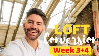 UK LOFT CONVERSION WEEKS 3 + 4 | Victorian House Renovation | MR CARRINGTON