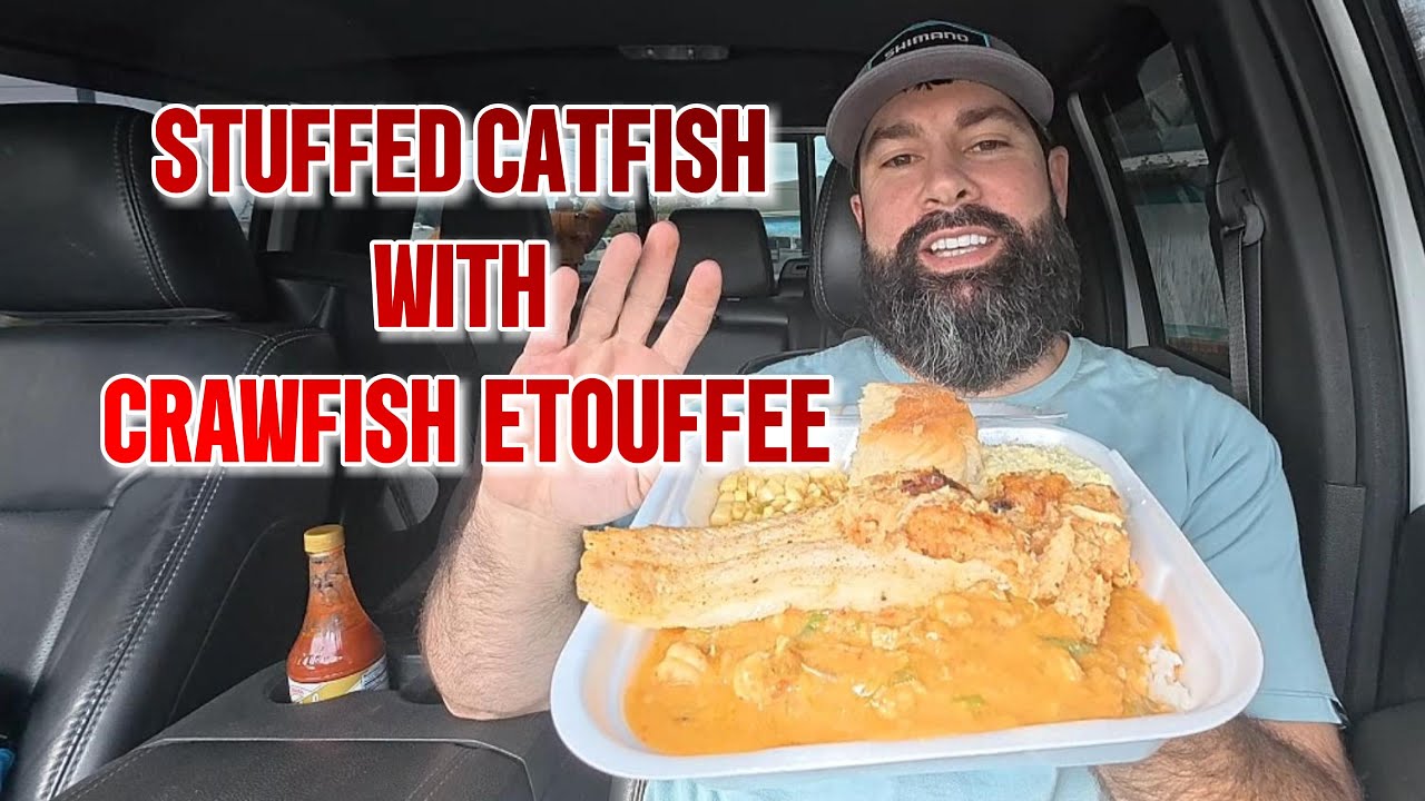 Authentic Cajun Crawfish Étouffée with Crab Stuffed Catfish | Bon Creole New Iberia LA