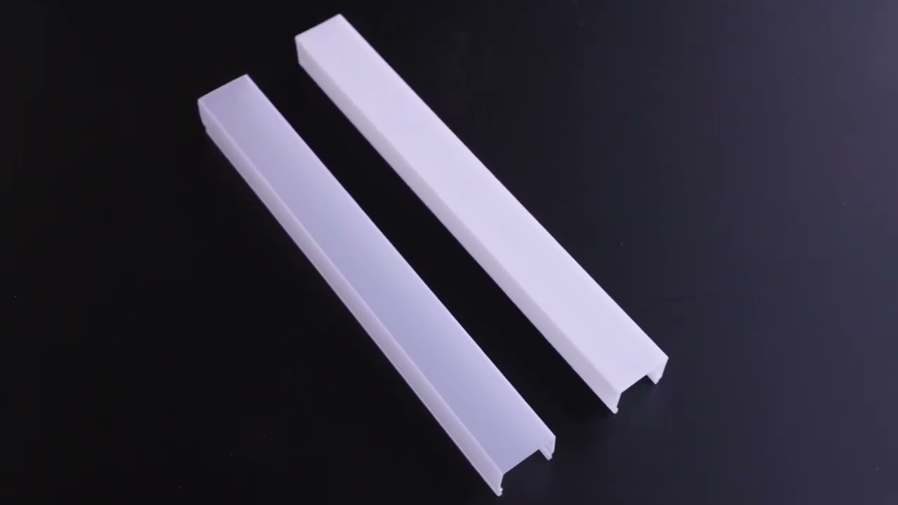 Plastic extrusion profiles diffusion linear lighting cover