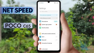 poco c65 net speed setting | how to show real time network speed in poco c65 mobile