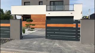 Aluzaun Holzoptik, Moderne Zäune Und Tore Aus Aluminium