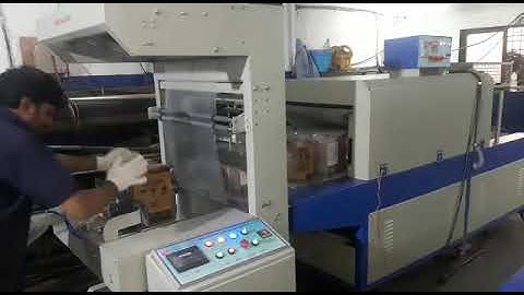 Semi - Automatic web sealer with Shrink Wrapping Machine - 7028575348 Amar Packaging