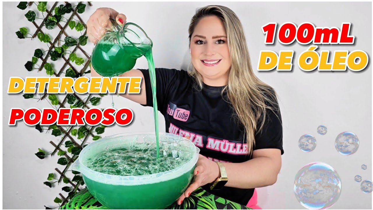 COM CASCAS DE LIMÃO EU FIZ ESSE DETERGENTE CASEIRO SUPER POTENTE /  APENAS 100mL DE ÓLEO