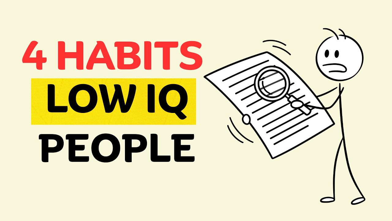4 DAILY HABITS That Can SECRETLY Lower Your IQ