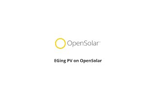 EGing PV on OpenSolar