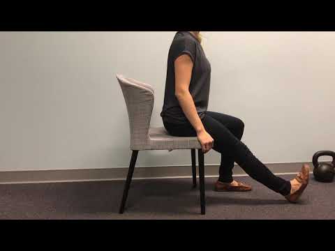Seated Sciatic Nerve Glide - Seated Sciatic Nerve Flossing