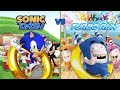 Sonic Dash vs Oddbods Turbo Run: Attack of the Clones [60fps]