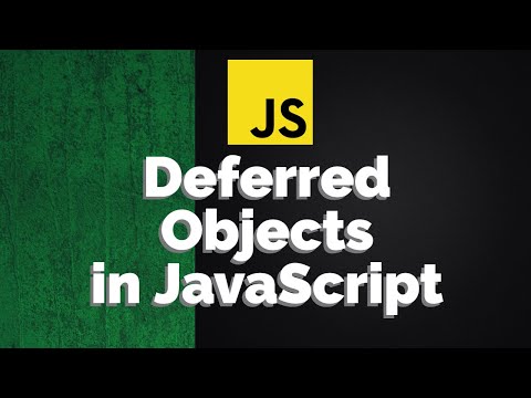 Video: Apa itu objek yang ditangguhkan dalam Javascript?