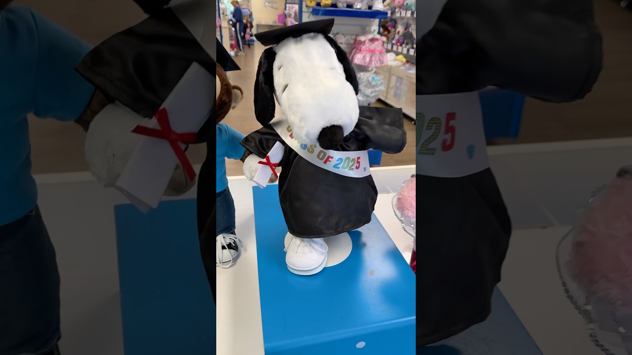 Graduation Snoopy at Build A Bear