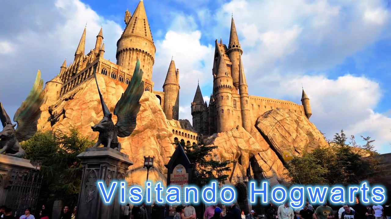 Visitando Hogwarts #harrypotter #hogwarts #universalstudios #familyvlog #losangeles 
