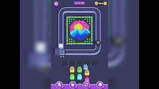 Pixel Flow Level 38 Hard Walkthrough Solution