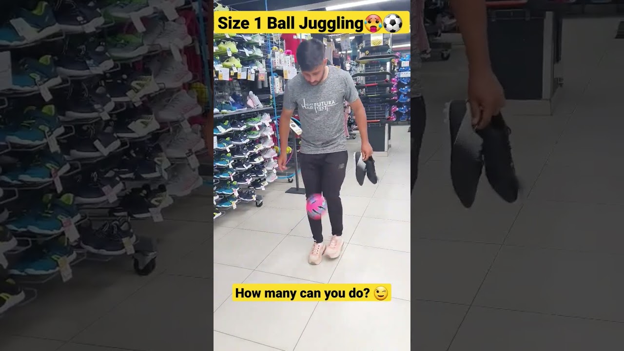 size 1 Football juggling 💯⚽️🥵 