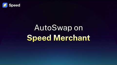 AutoSwap by Speed || Automatically Convert Bitcoin to Stablecoins