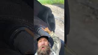 Removing a swollen lugnut #jeeplife #offroad #jeepwrangler #4x4 #cars #car #ford #offroading #shorts