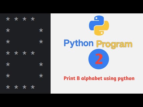 Python Code to Print 'B' Using Asterisks | Step-by-Step Guide