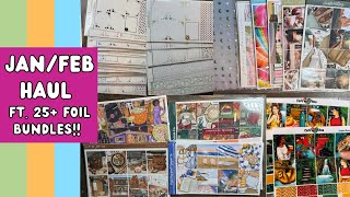 JAN & FEB HAUL 💖🪩 ft. 25 + foil bundles 🤪