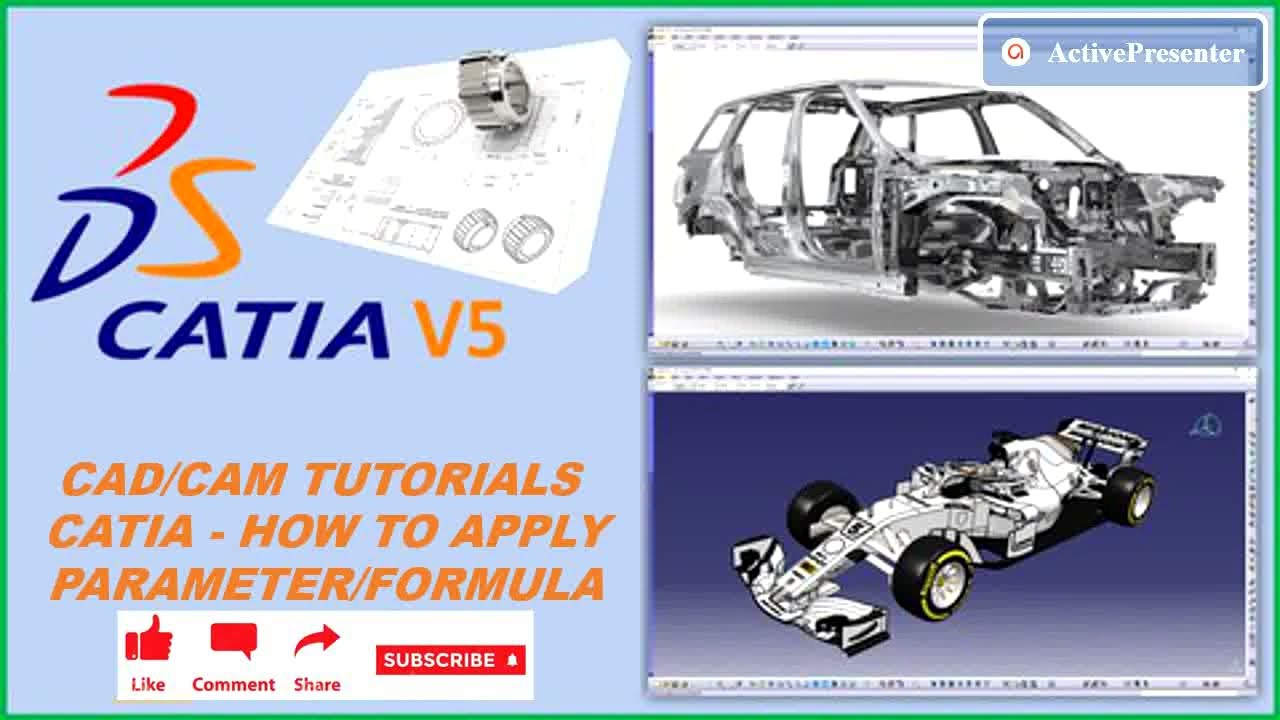 CATIA V5 PRACTICE MODEL|HOW TO GIVE FORMULAS|BOOLEAN PARAMETER ...
