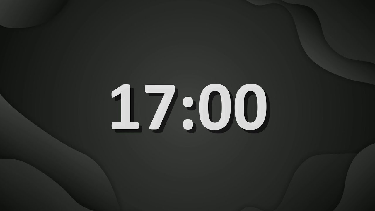 17 Minute (1020 Seconds) Countdown Timer - YouTube