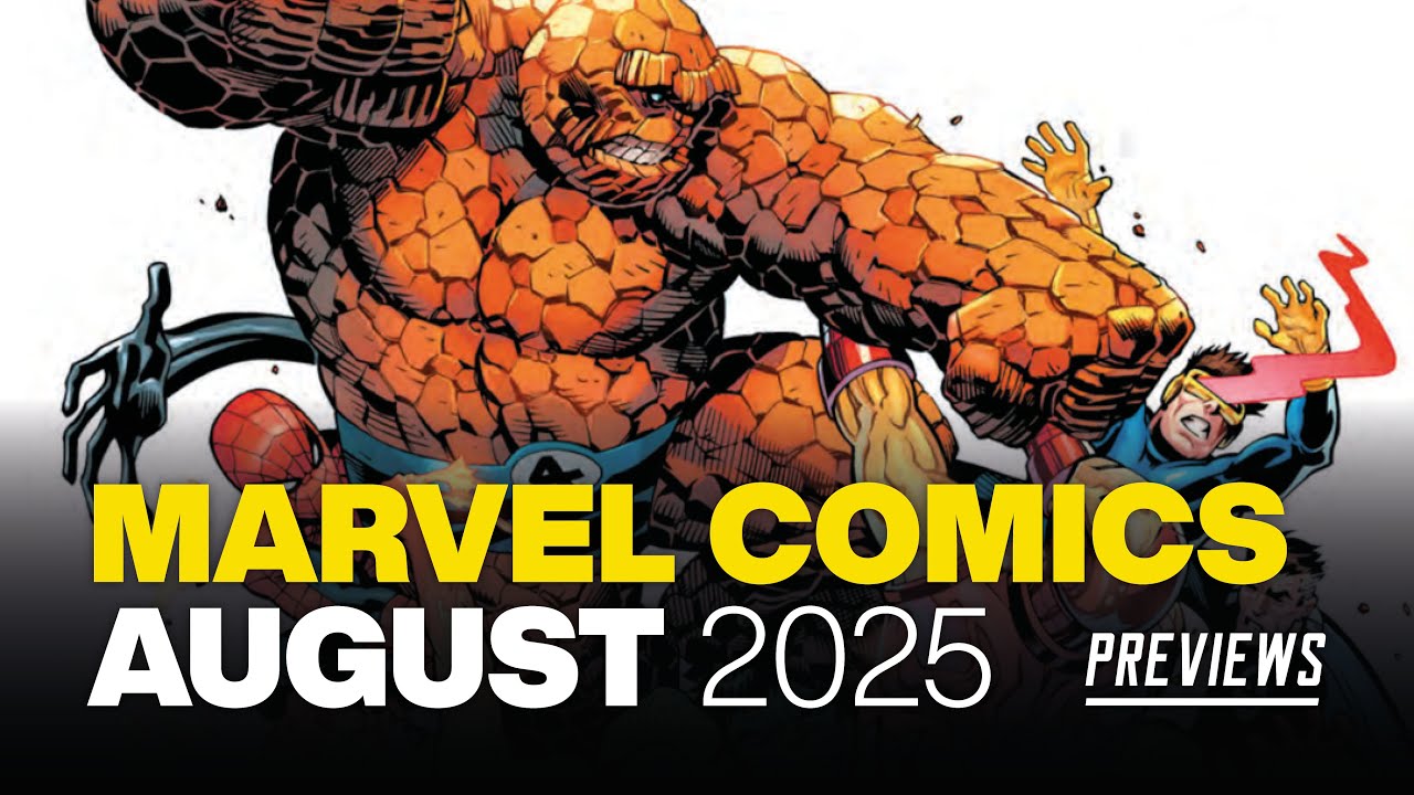 MARVEL Comics PREVIEWS: What's NEW from Marvel in August 2025! - YouTube