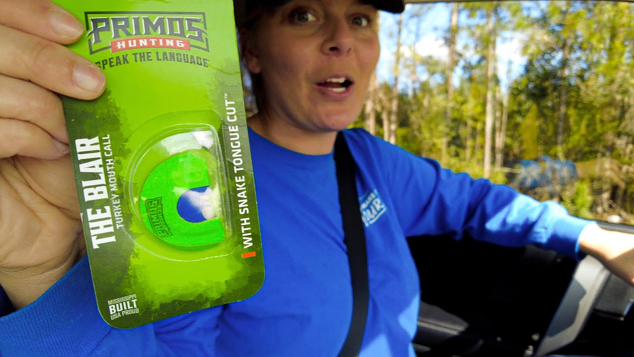 HOW TO USE A TURKEY MOUTH CALL (PRIMOS) WITH TAMARA KEMPTER!! HILARIOUS