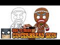 How to Draw Fortnite | Gingerbread Skin