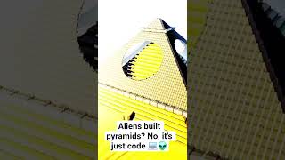 POV: You coded ancient pyramids in real-time 📐🤯 #shorts #shadertoy #math #programming
