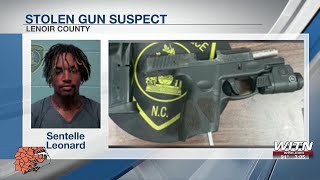 Kinston police arrest Goldsboro man with gun reported stolen from Asheboro