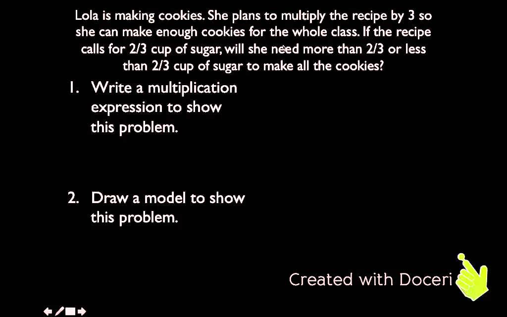 Interpreting fraction multiplication as scaling youtube