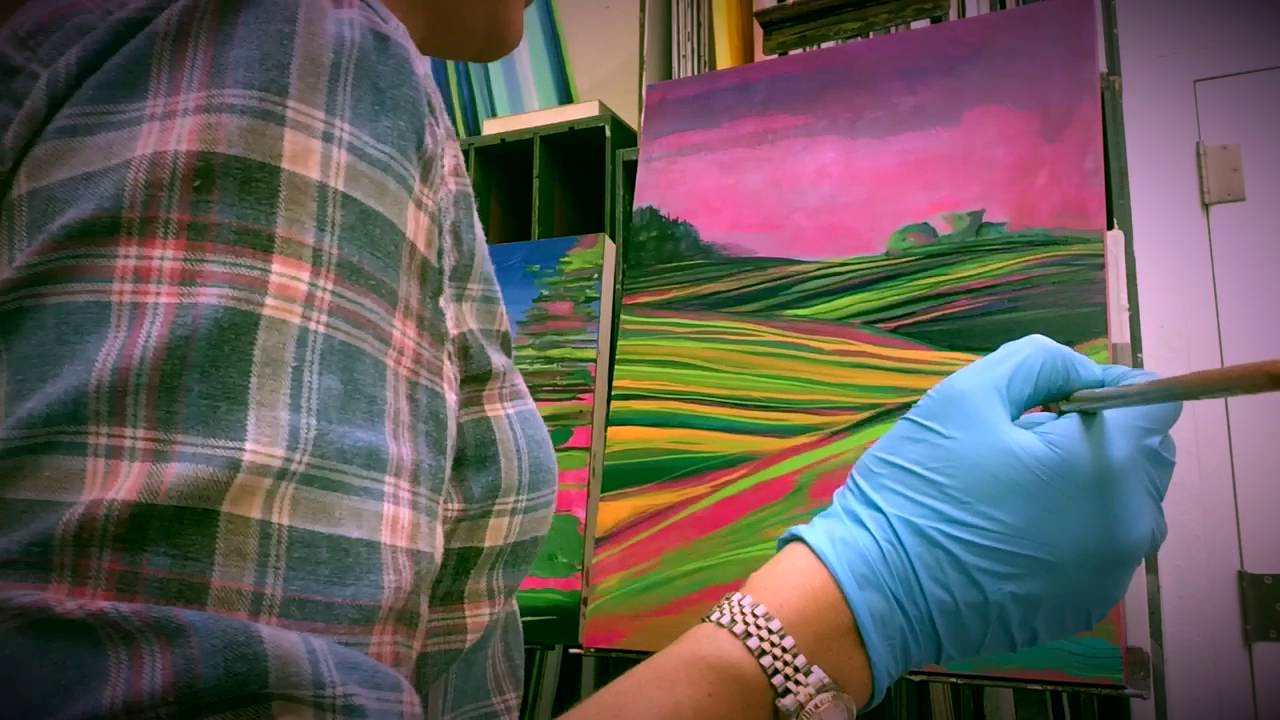 Ellen Rohlfing Artist Ellen Rohlfing oil painting in MFA Boston's Studio. - YouTube