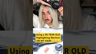 Using A 20 Yr Old Highlight Machine On My Hair