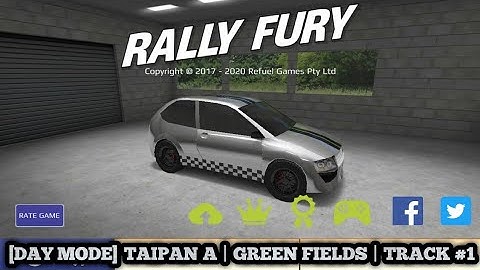 [Training] Rally Fury Extreme Racing | Taipan A | Green Fields | Track #1