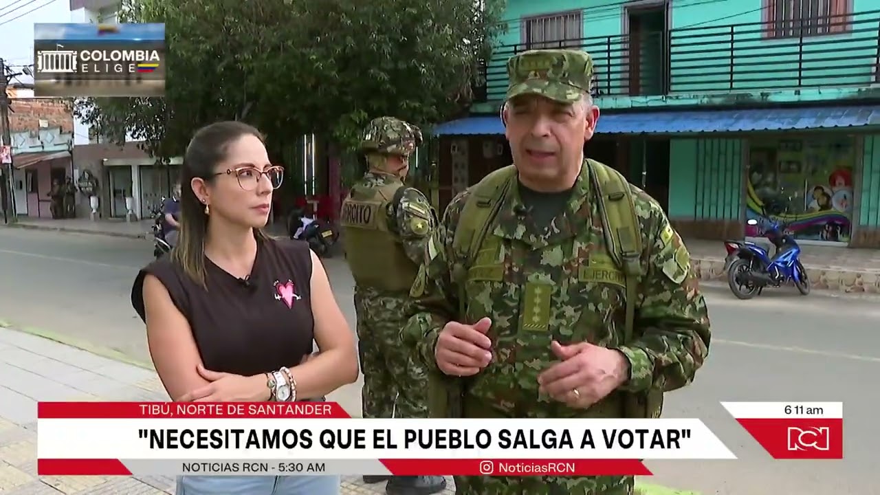Fuerzas Militares despliegan 11.000 hombres para garantizar elecciones en el Catatumbo