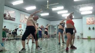 (20200622 0741) Tập Aerobic ngày 22 tháng 6 năm 2020 ca 7h (tại Clb Quỳnh Lam Aerobic Yoga Củ Chi)