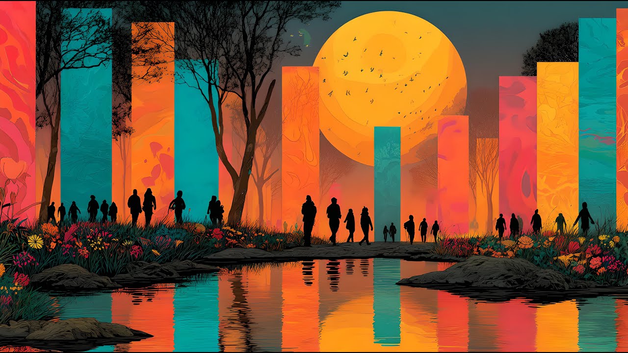 Funky Chill House Vibes – Dreamy Sunset Reflections for Relaxation