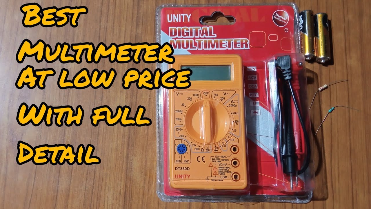 Best multimeter at low price, review and unboxing