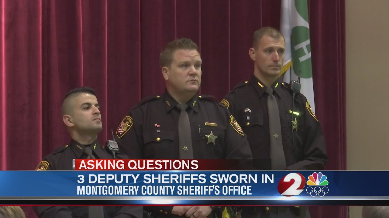 3 Montgomery County deputy sheriffs sworn in - YouTube