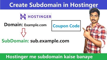 ✅How to Create Subdomain in Hostinger | Hostinger me subdomain kaise banaye Tutorial