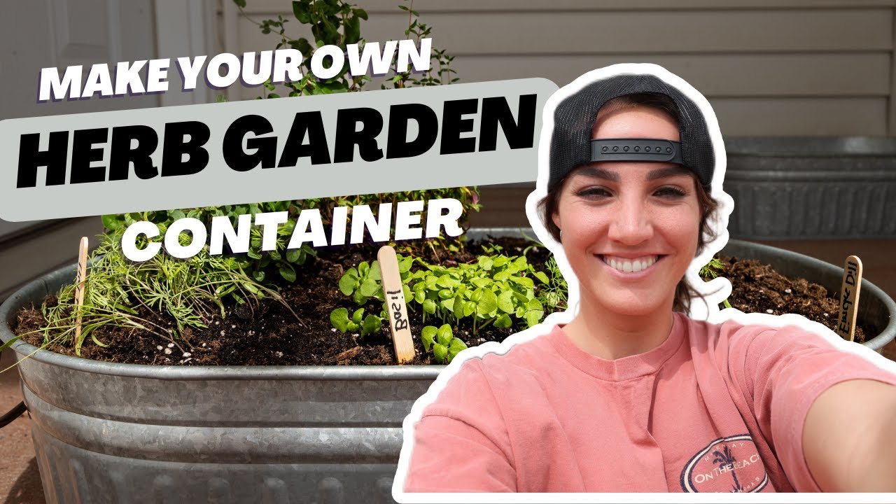 DIY Herb Garden Container: How to Make Your Own From Start to Finish! # ...