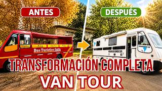 📌Así convertimos un BUS en MOTORHOME 😱🚐 | Tour completo + historia real🐕‍🦺Rodando donde Sea🚐🚐