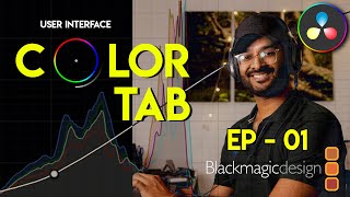 EP 01 User Interface - Color Grading basics | DaVinci Resolve 18.6