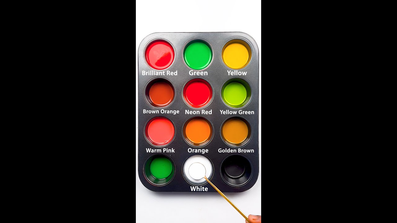 Рецепты цветов от Just Brilliant: красный, зеленый, желтый и белый 