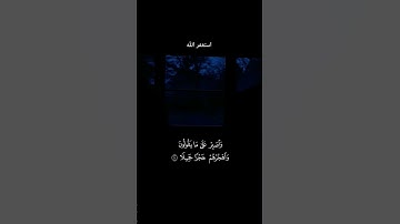 وَاصْبِرْ عَلَىٰ مَا يَقُولُونَ وَاهْجُرْهُمْ هَجْرًا جَمِيلًا﴾سورة المزمل} #اكسبلور