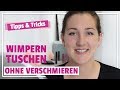 Wimpern tuschen ohne verschmieren – Wimperntusche Hacks!