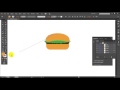 ইলাস্ট্রেটরে বার্গার আকা / drawing a burger in illustrator (bangla)