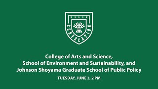 Spring Convocation 2025: June 3 PM
