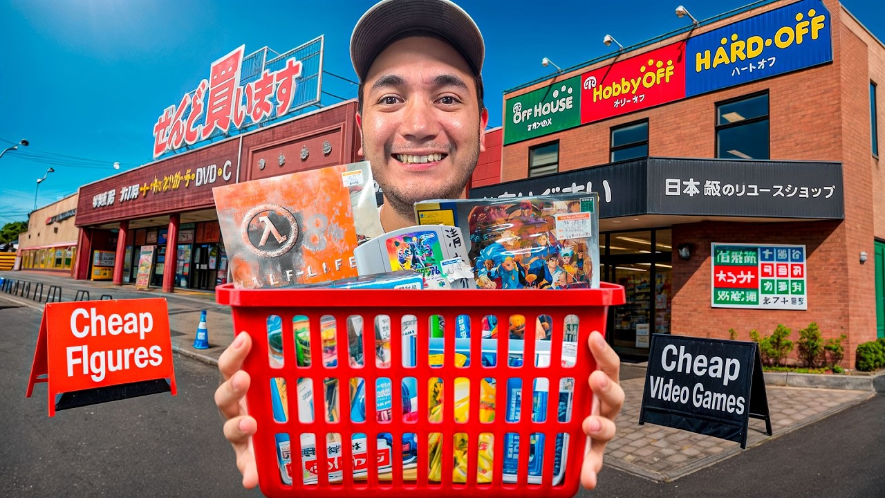 🔍 Cazando tesoros retro en todo un día en Japón (Videojuegos, Figuras, Cartas y mas)