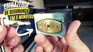 COMO FAZER UMA TRANCA DE CADEADO ANTIFURTO EM 5 MINUTOS